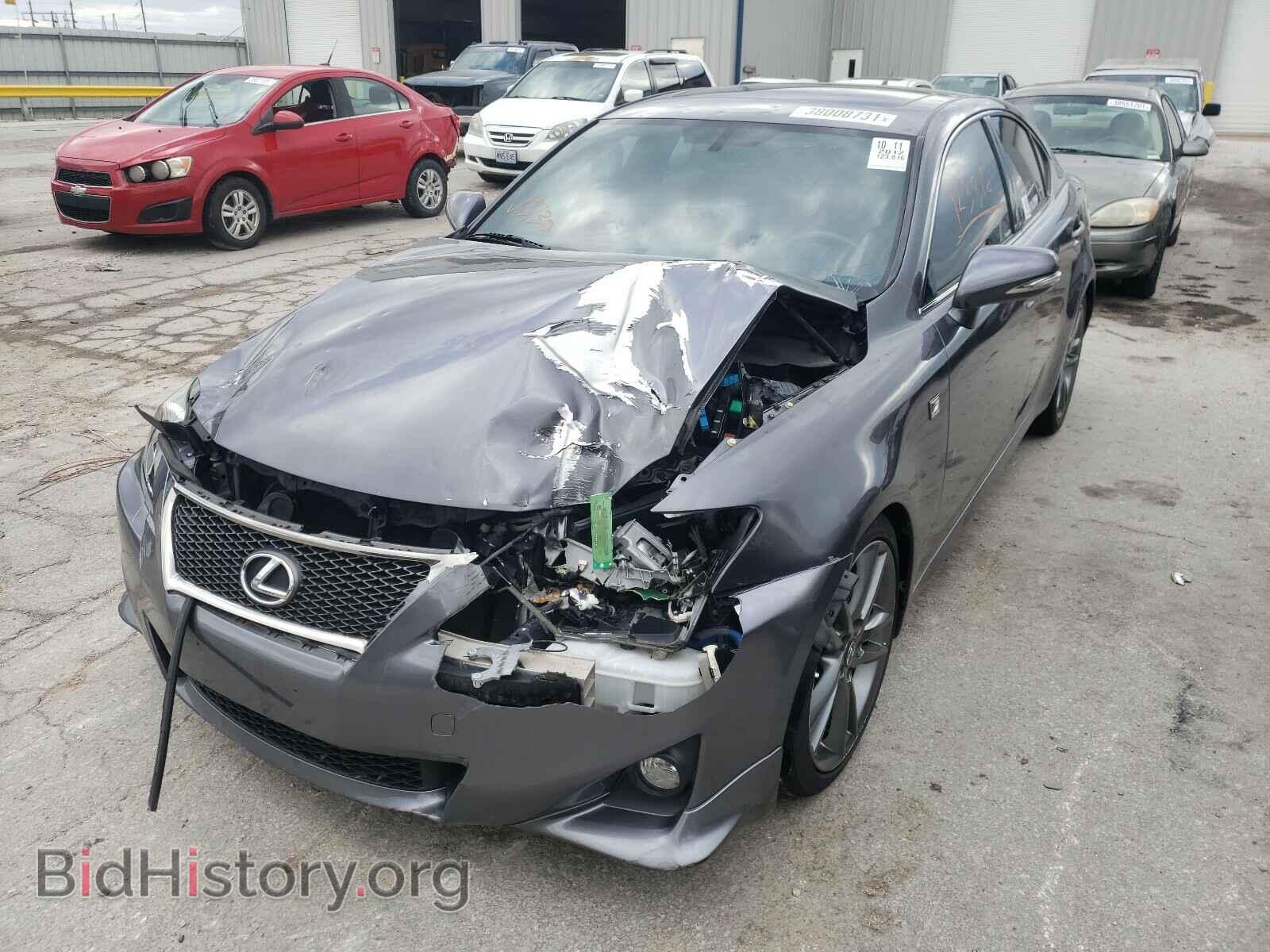 2012 LEXUS IS - VIN: JTHBF5C21C5162551 - Фото 2