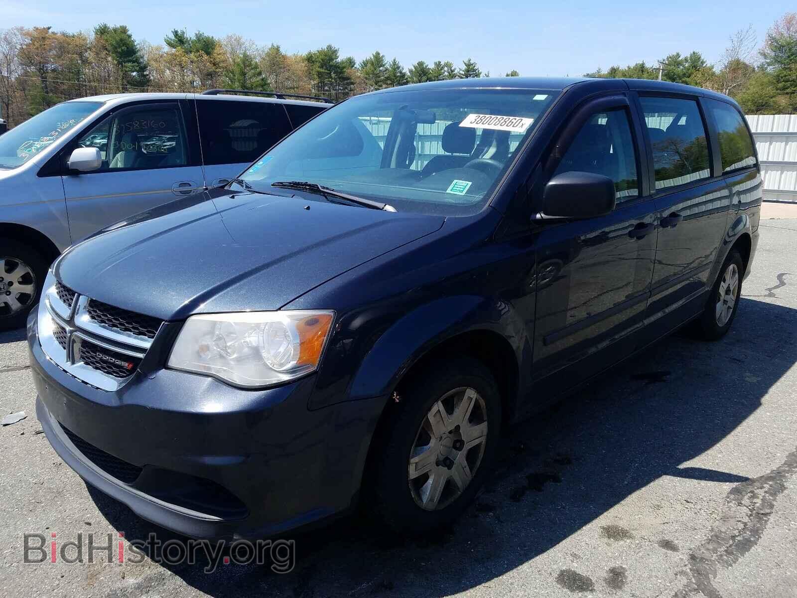 2013 DODGE CARAVAN - VIN: 2C4RDGBG3DR644456 - Фото 2
