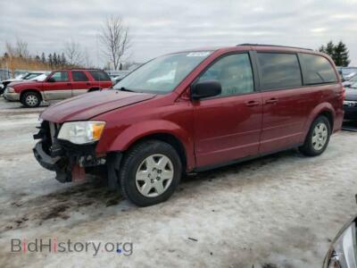 2011 Dodge CARAVAN Grand Cara, красный — VIN 2D4RN4DG2BR600604, Copart