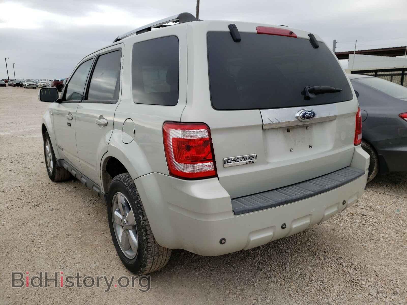 2008 FORD ESCAPE - VIN: 1FMCU04168KC81205 - Фото 3