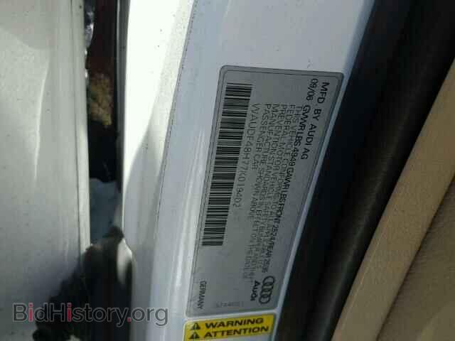 2007 AUDI A4 - VIN: WAUDF48H77K019402 - Фото 10
