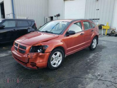 2008 Dodge CALIBER, оранжевый — VIN 1B3HB28BX8D775037, Copart