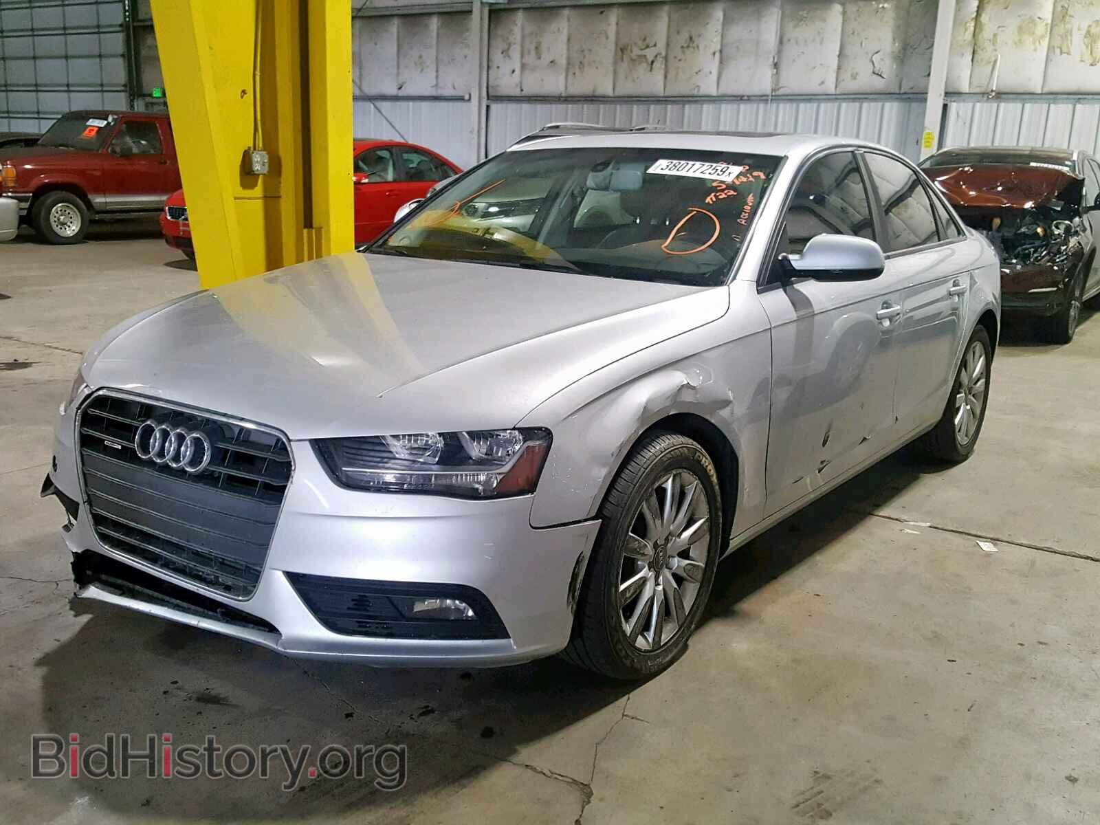 2013 AUDI A4 - VIN: WAUBFAFL9DN011373 - Фото 2