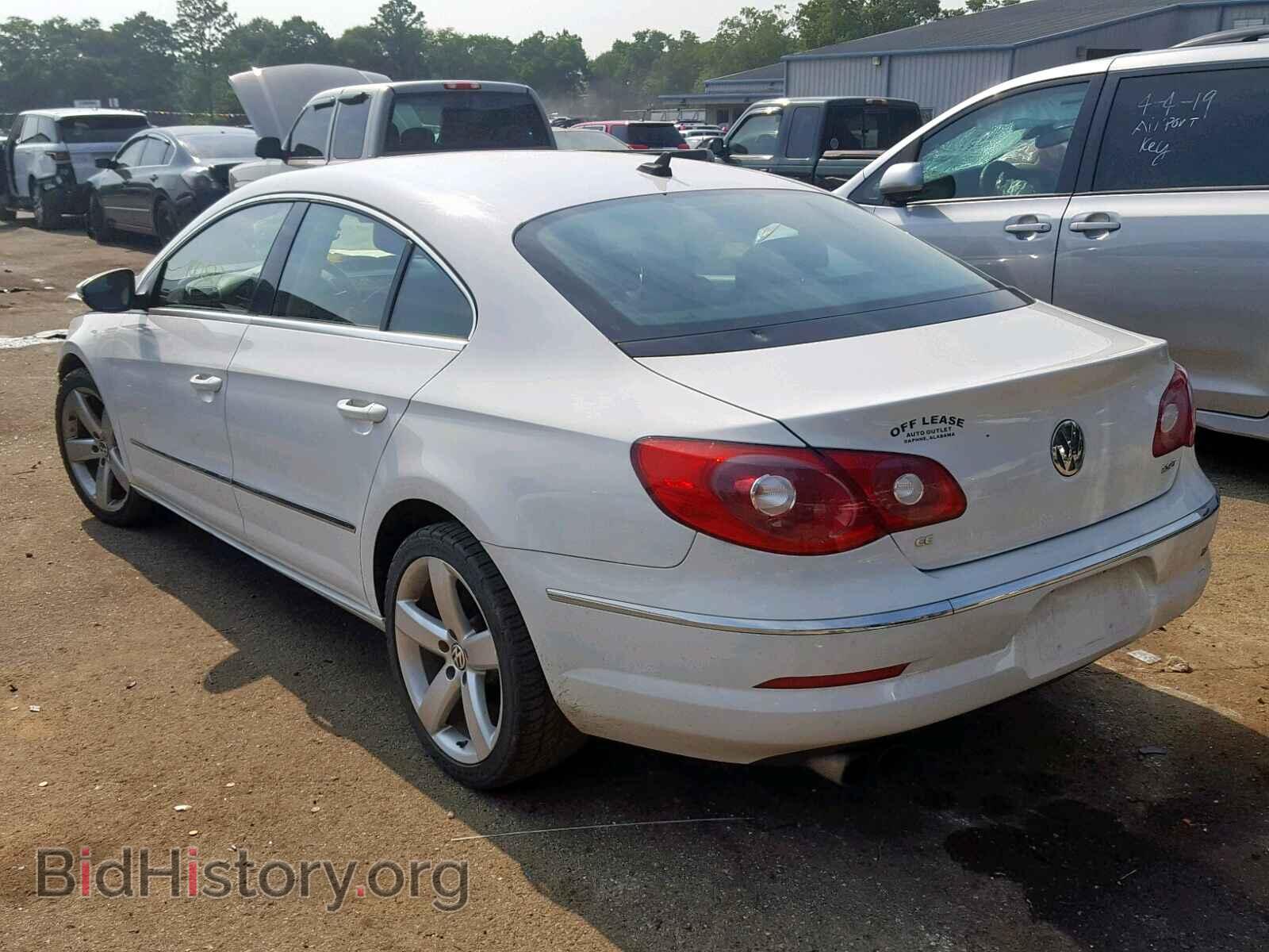 2012 VOLKSWAGEN CC - VIN: WVWHN7AN6CE525207 - Фото 3