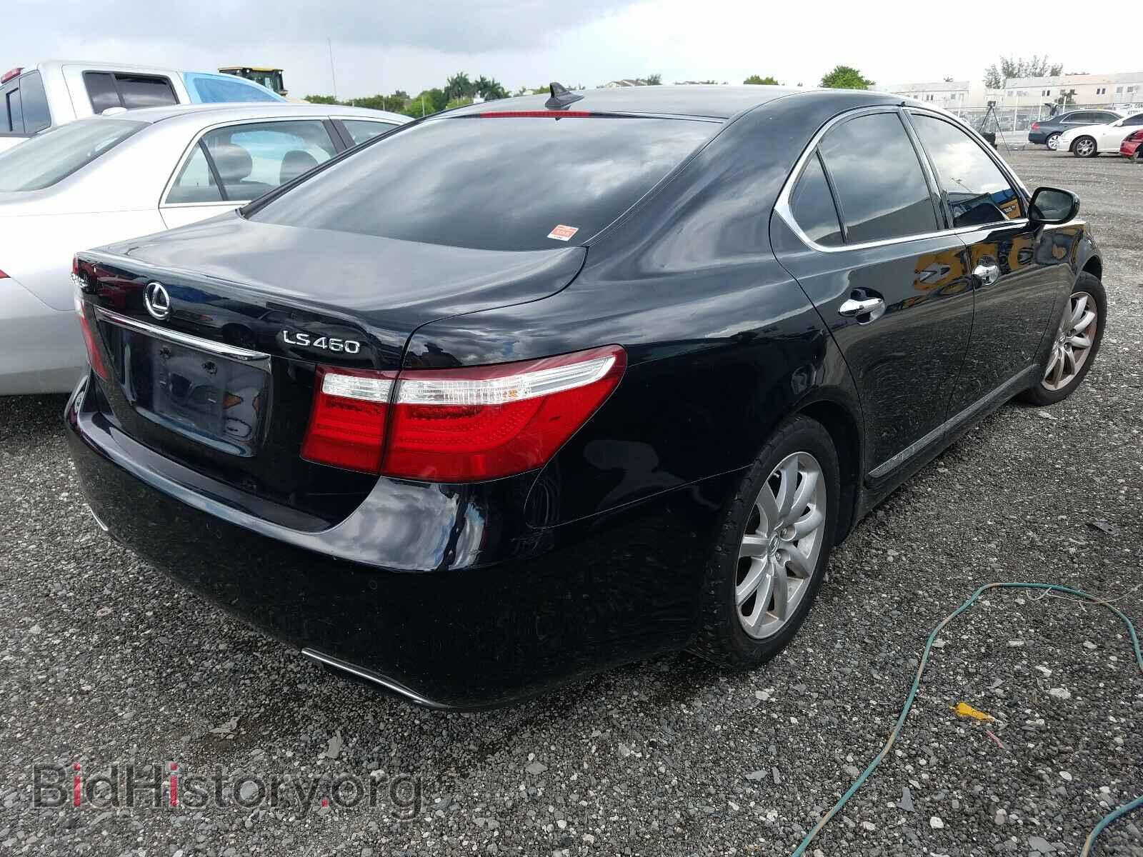 2007 LEXUS LS460 - VIN: JTHBL46F475043397 - Фото 4