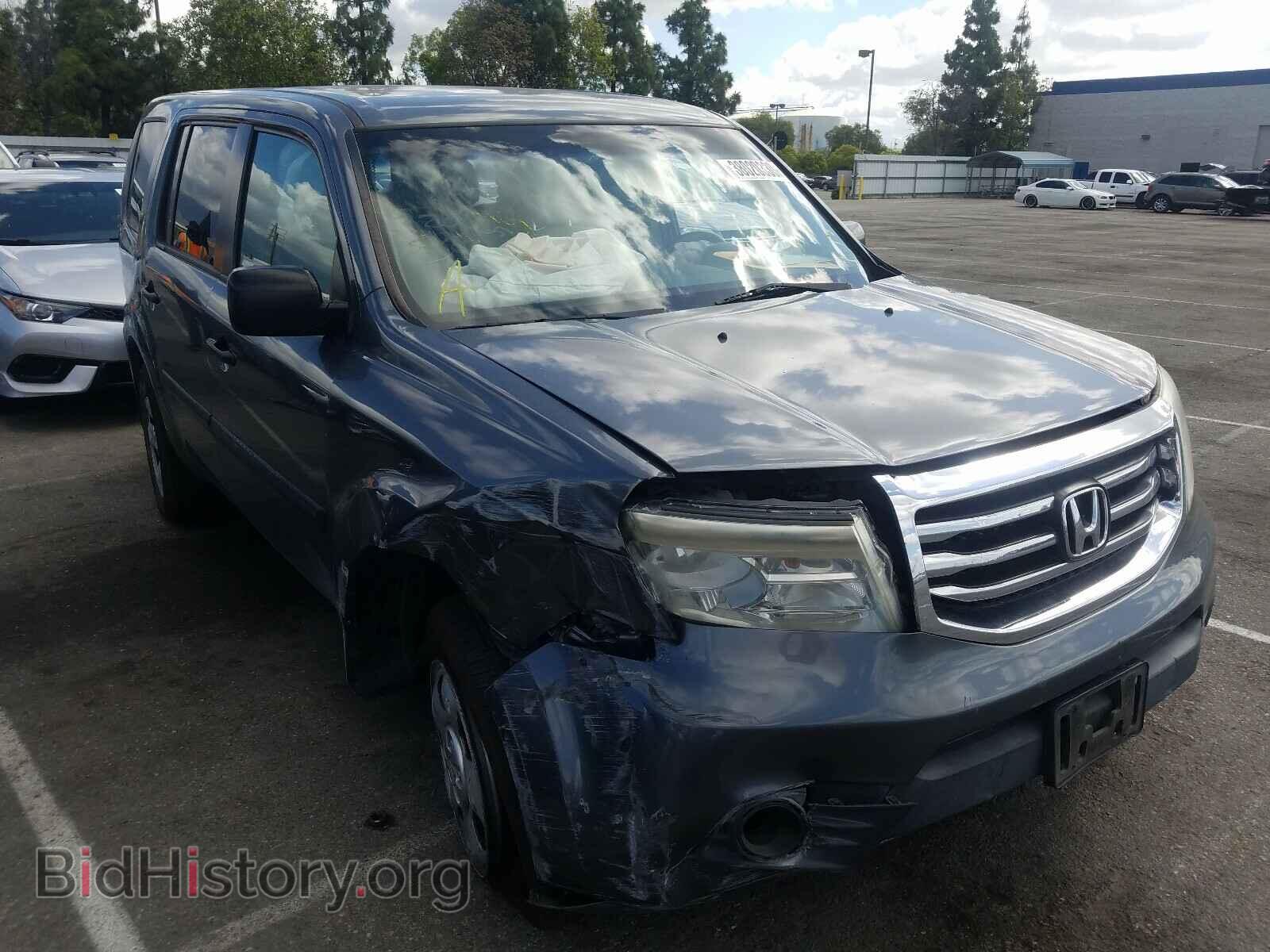 Фотография 5FNYF3H27CB014282 - HONDA PILOT 2012