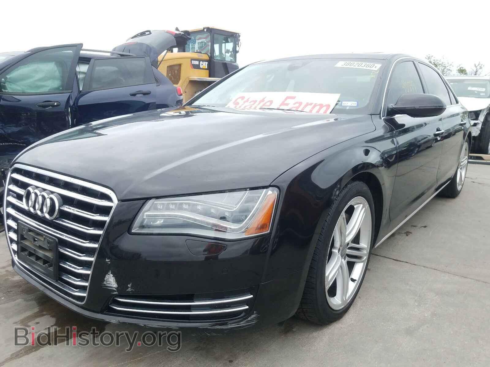 2014 AUDI A8 - VIN: WAURGAFD0EN012353 - Фото 2