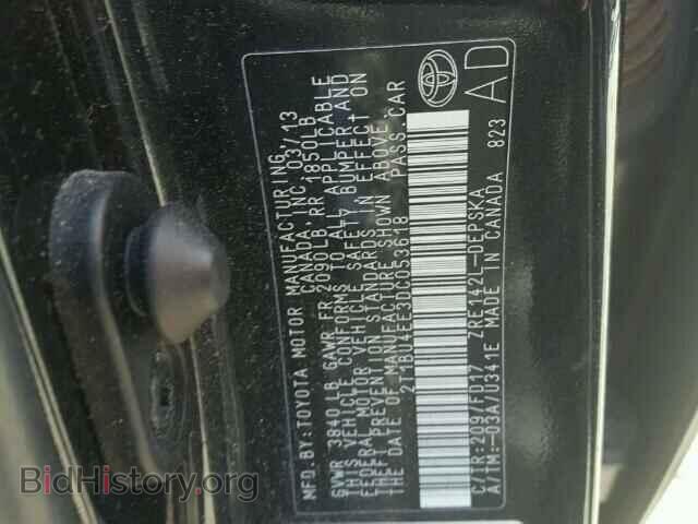 2013 TOYOTA COROLLA - VIN: 2T1BU4EE3DC053618 - Фото 10