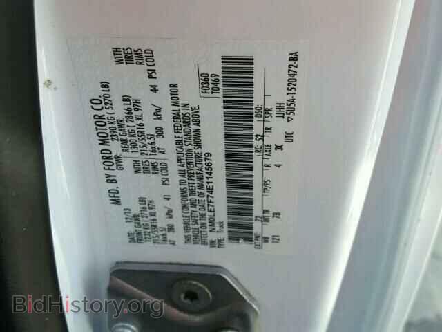 2014 Ford TRANSIT CO (VIN NM0LE7F74E1145679) — photo 10 of 10