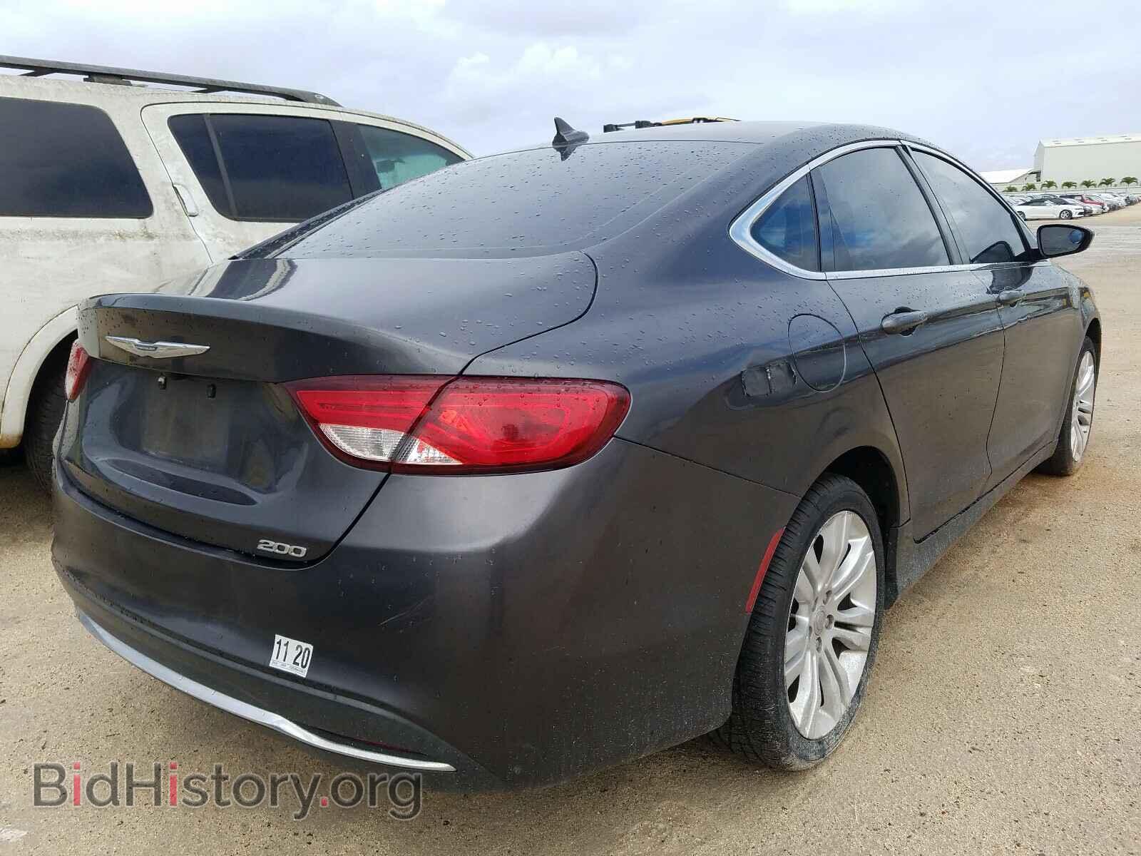 2015 CHRYSLER 200 - VIN: 1C3CCCAB4FN749213 - Фото 4