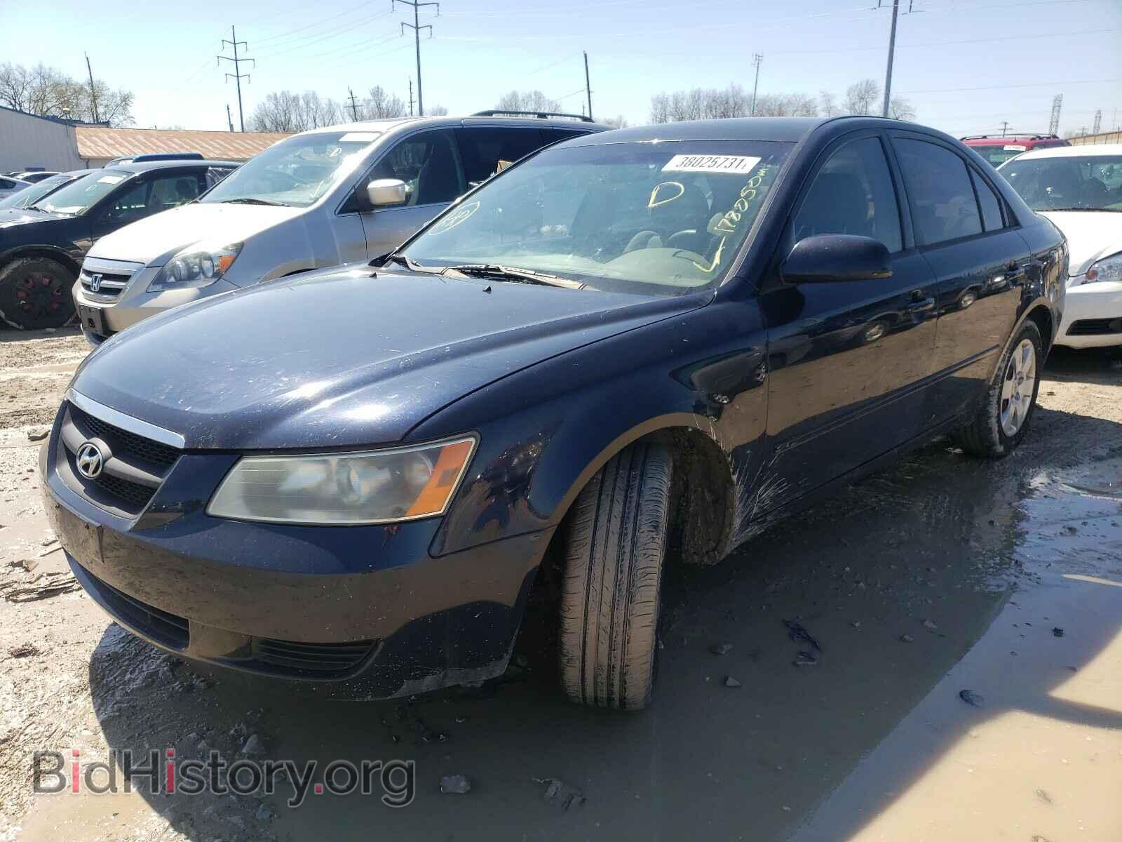 2007 HYUNDAI SONATA - VIN: 5NPET46C77H206337 - Фото 2