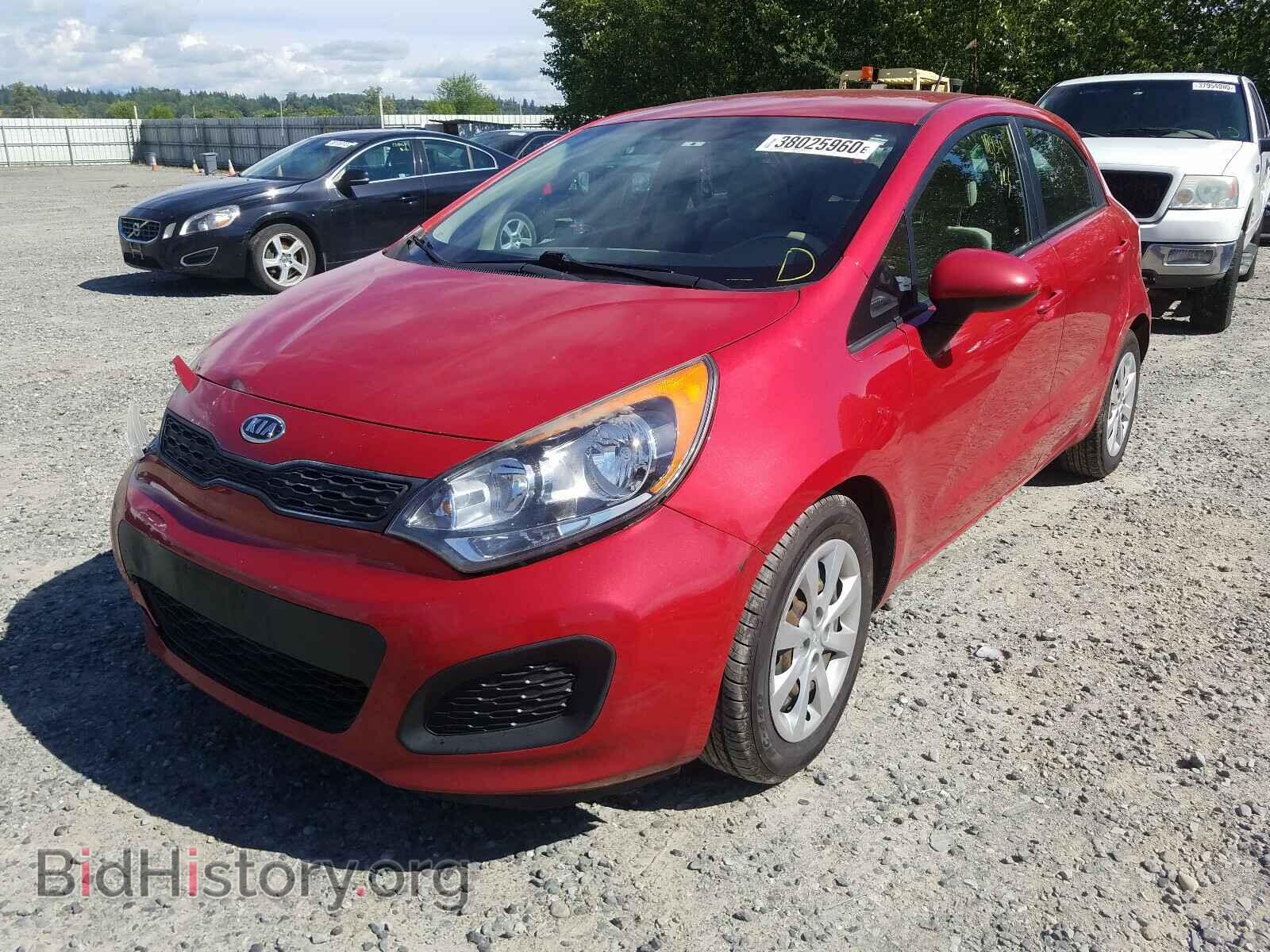 2012 KIA RIO - VIN: KNADM5A36C6080981 - Фото 2