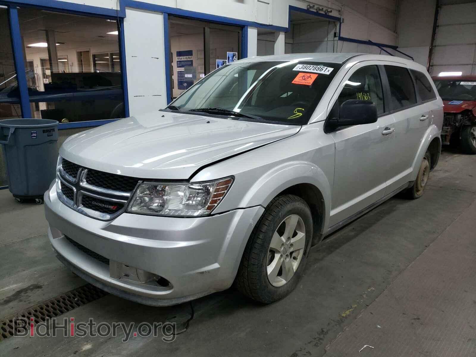 2013 DODGE JOURNEY - VIN: 3C4PDCAB0DT627794 - Фото 2