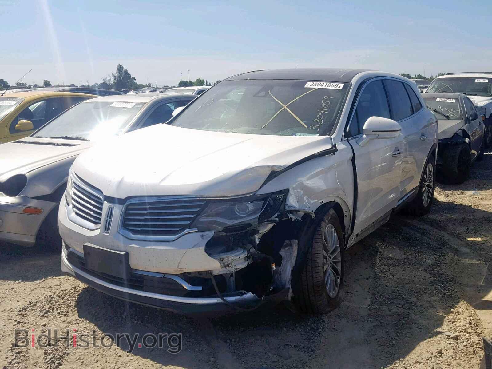 2016 LINCOLN MKX SELECT - VIN: 2LMPJ6KR2GBL32251 - Фото 2