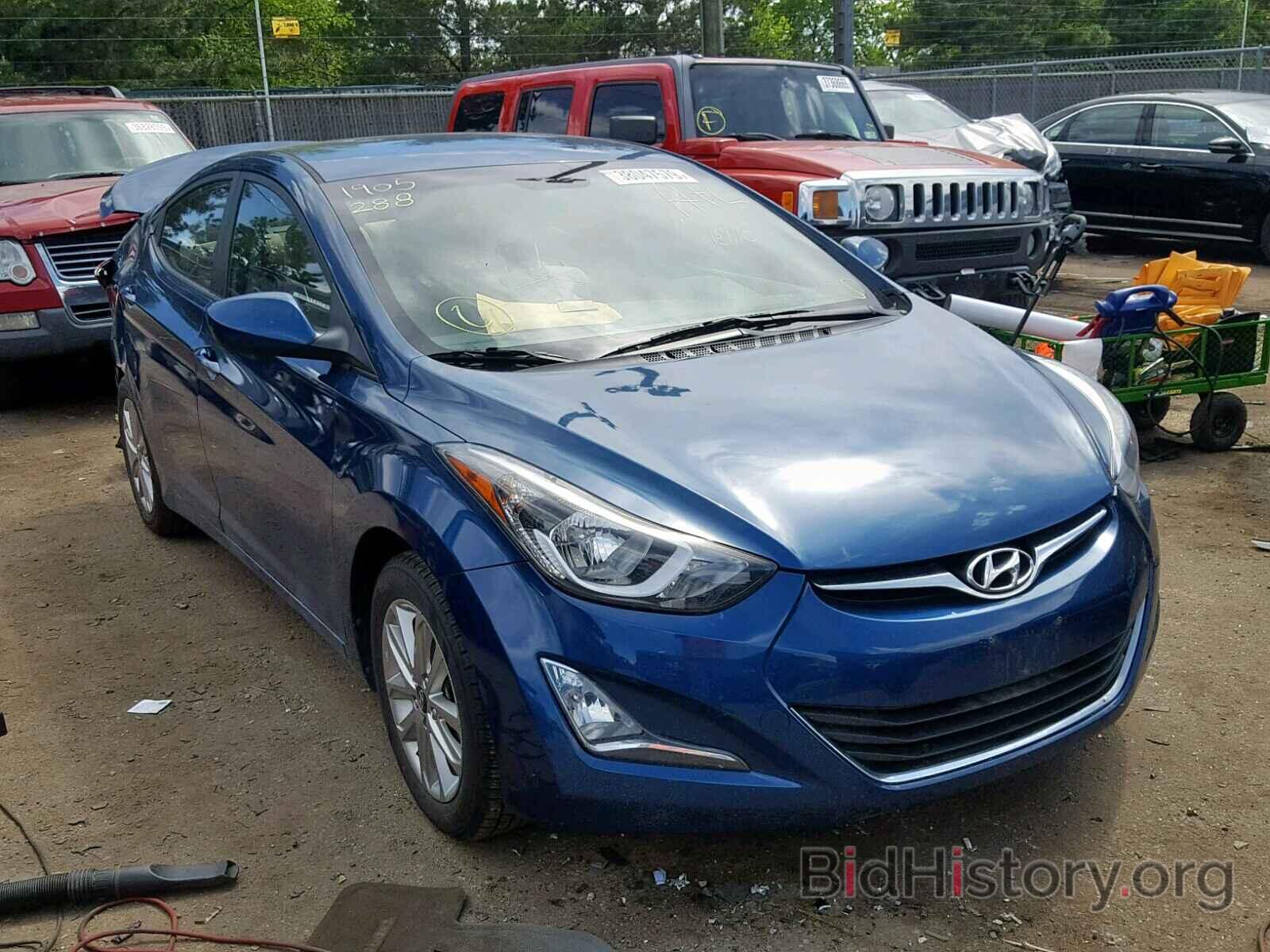 Фотография KMHDH4AE4GU617458 - HYUNDAI ELANTRA 2016