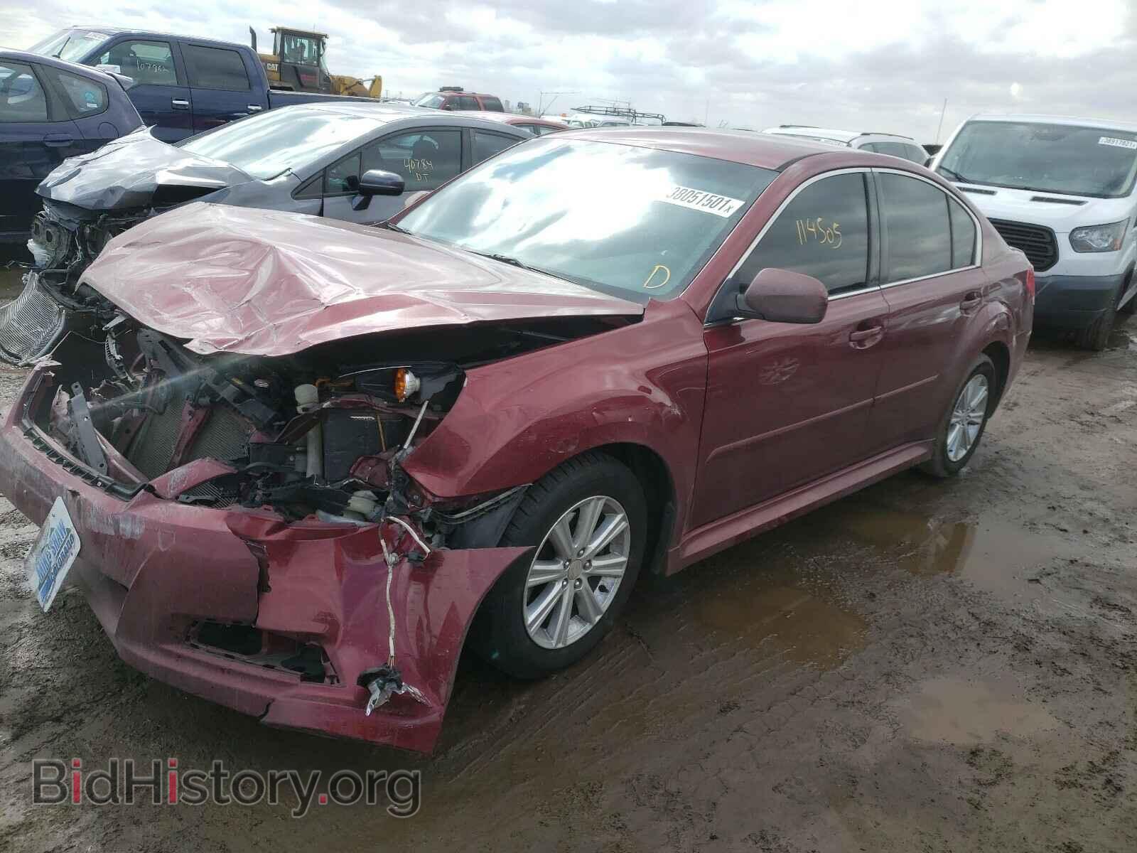 2012 SUBARU LEGACY - VIN: 4S3BMBC63C3014566 - Фото 2