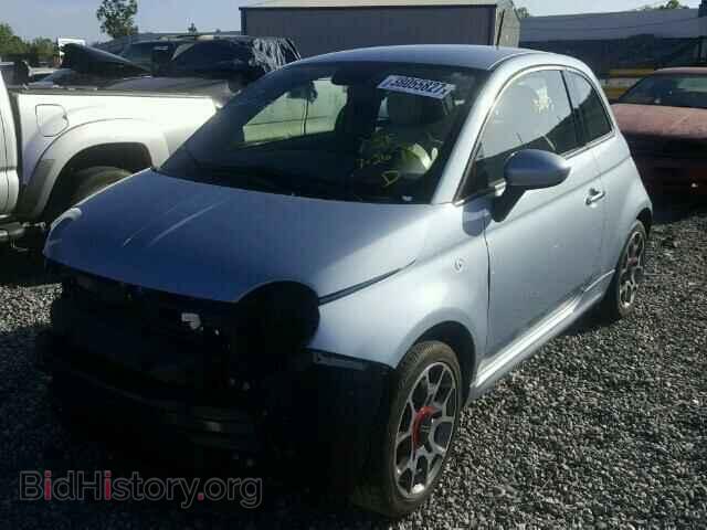 2015 FIAT 500 - VIN: 3C3CFFBR0FT545271 - Фото 2
