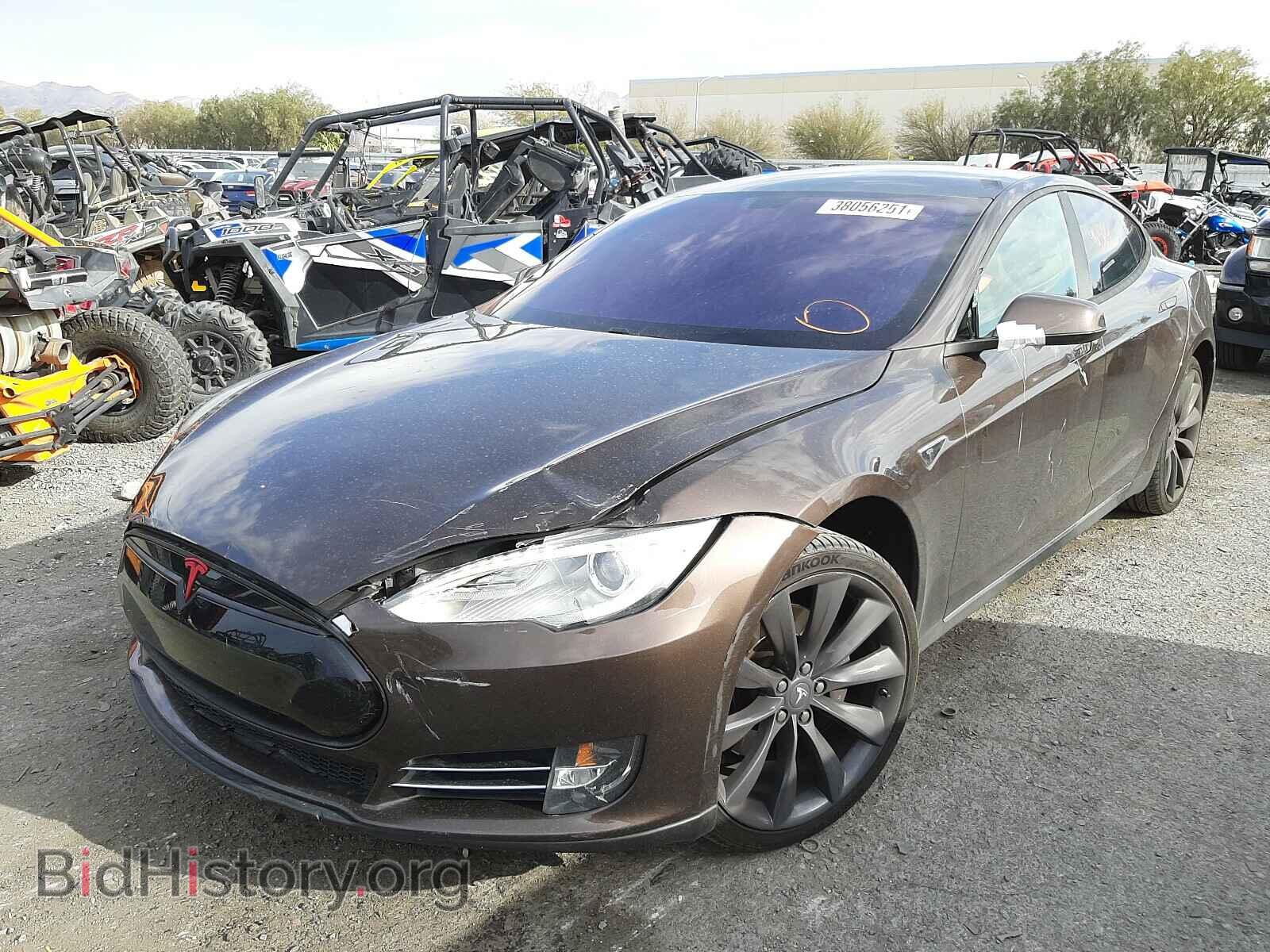 2012 TESLA MODEL S - VIN: 5YJSA1CP8CFP01492 - Фото 2