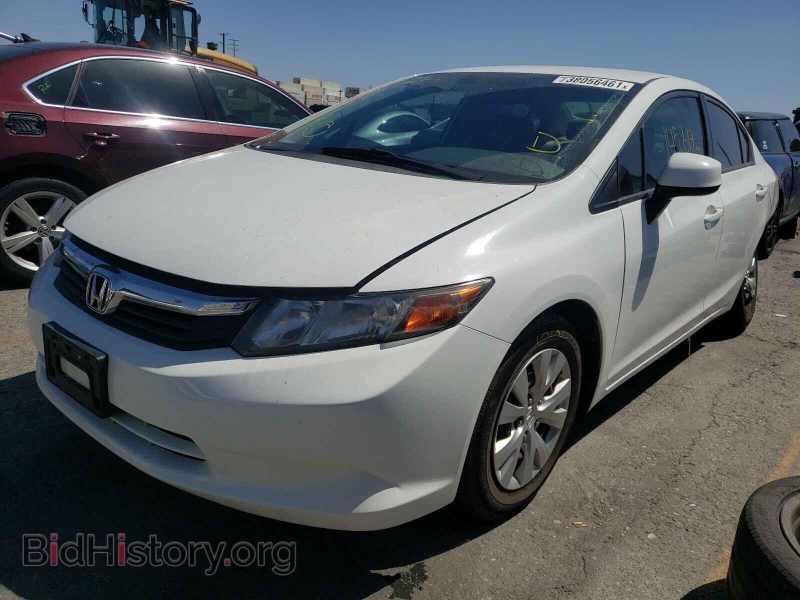 2012 HONDA CIVIC - VIN: 19XFB2F53CE351449 - Фото 2