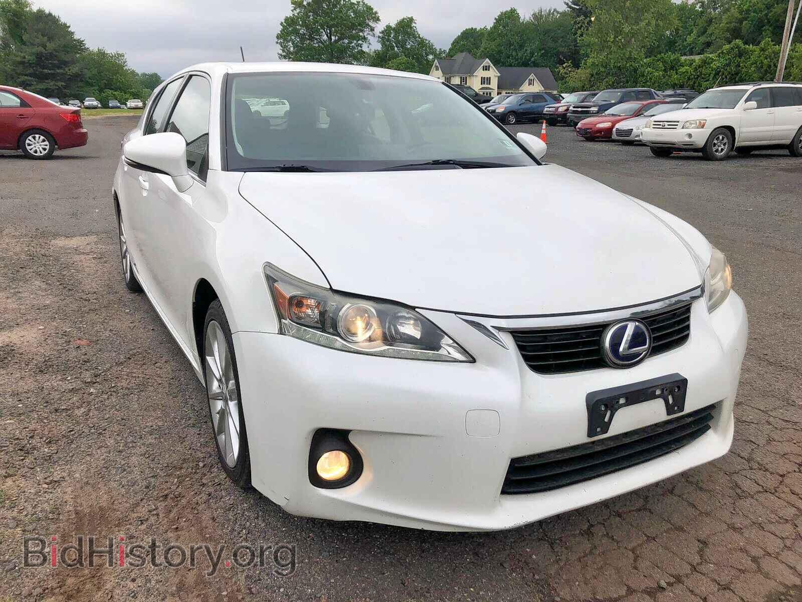 Photo JTHKD5BH9C2102501 - LEXUS CT 200 2012