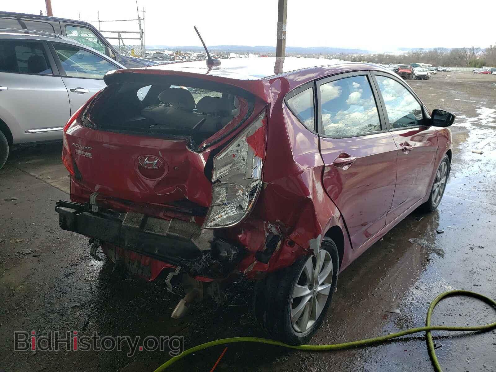 2012 HYUNDAI ACCENT - VIN: KMHCU5AE5CU018348 - Фото 4