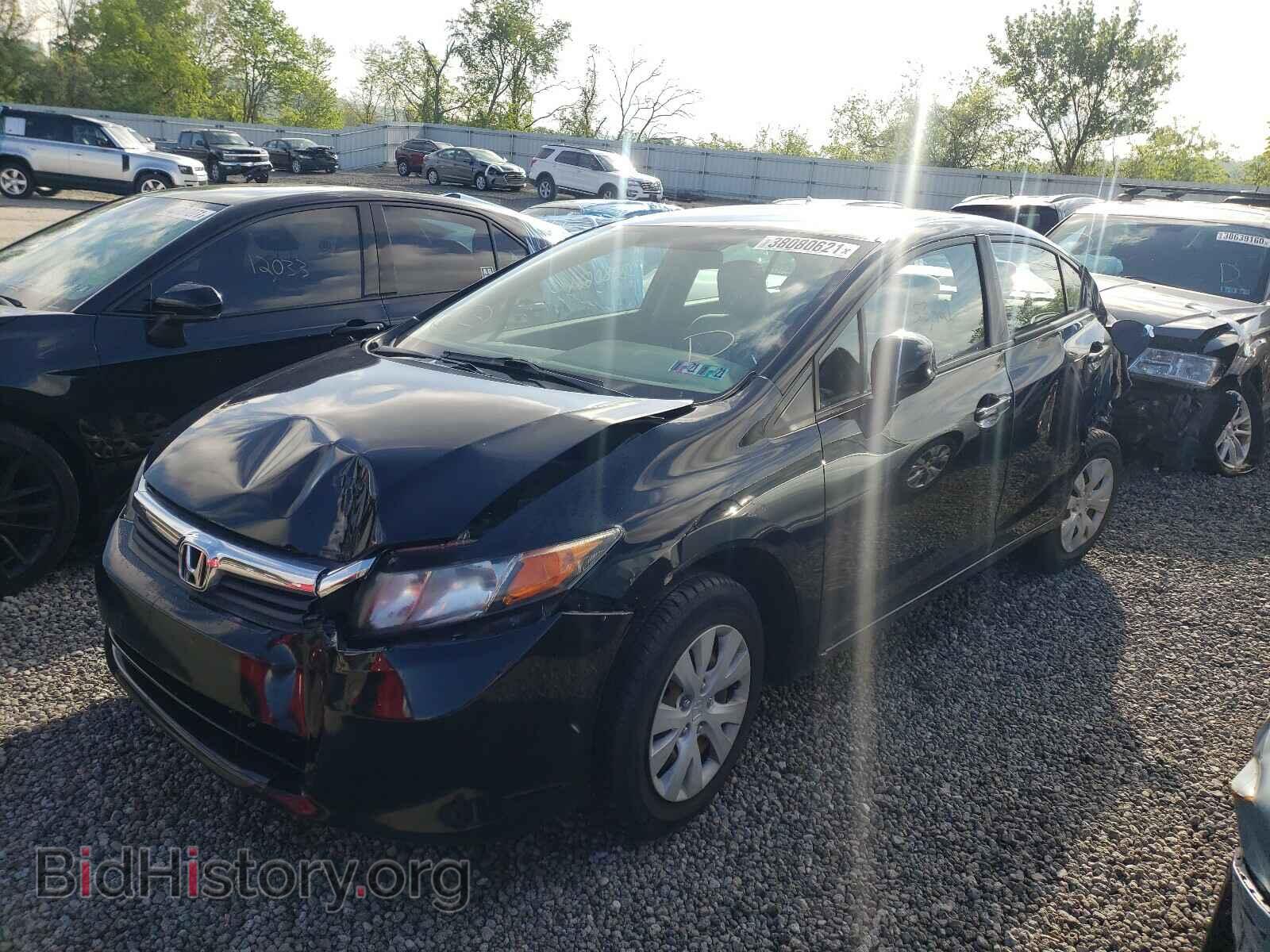 2012 HONDA CIVIC - VIN: 19XFB2F56CE335424 - Фото 2