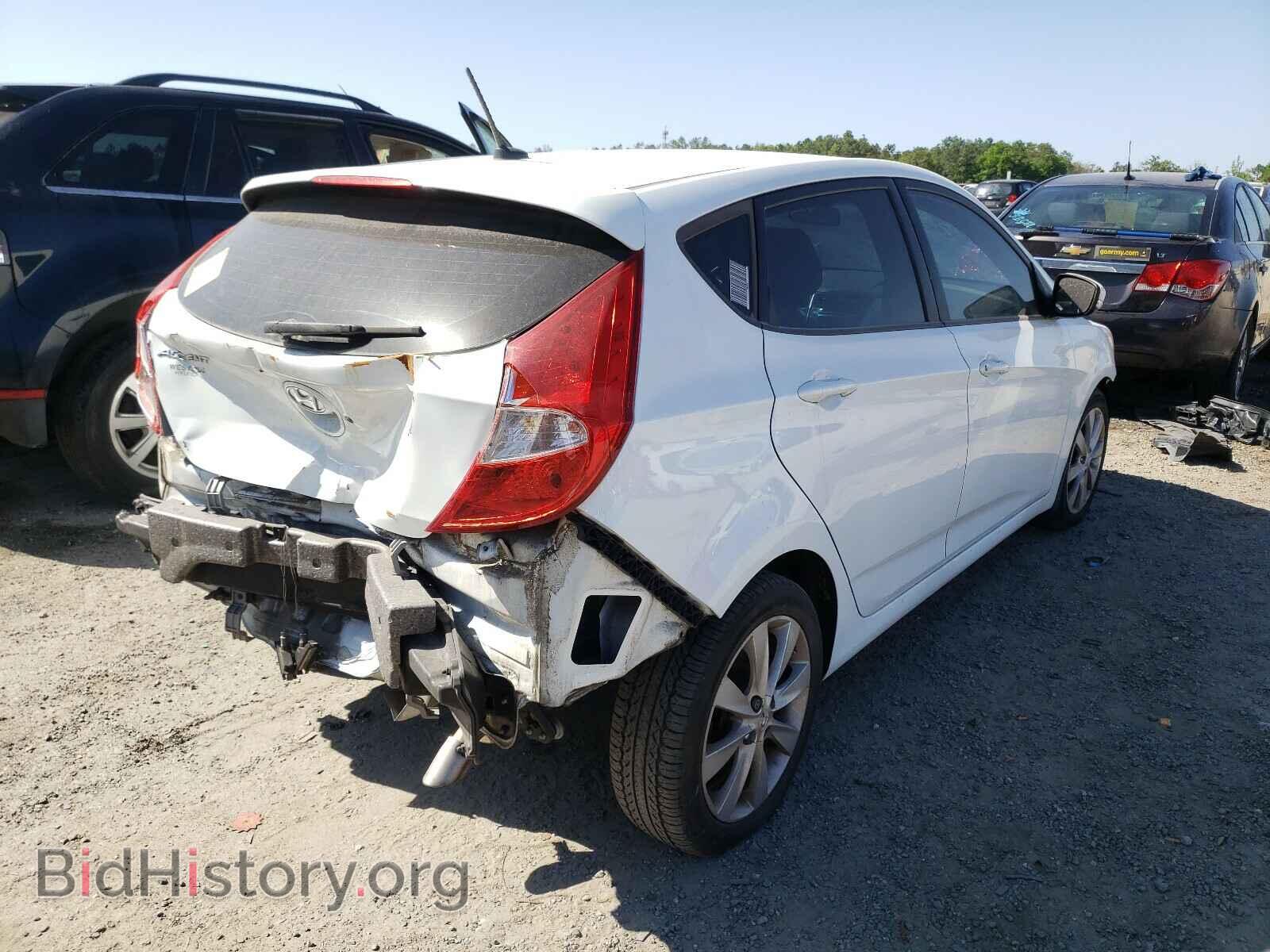 2014 HYUNDAI ACCENT - VIN: KMHCU5AE2EU174219 - Фото 4