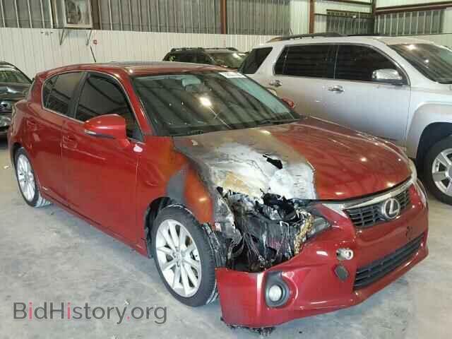 Photo JTHKD5BH2C2058423 - LEXUS CT 200 2012