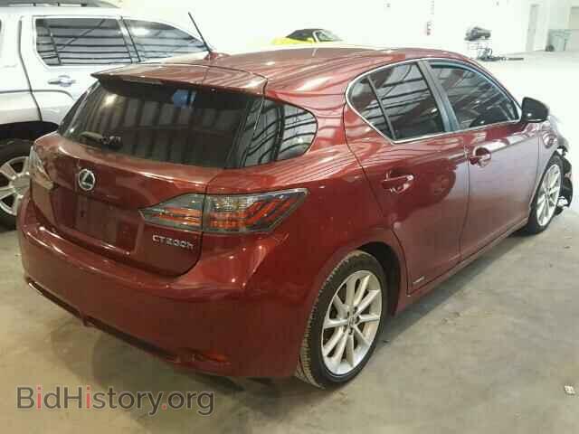 2012 LEXUS CT 200 - VIN: JTHKD5BH2C2058423 - Фото 4
