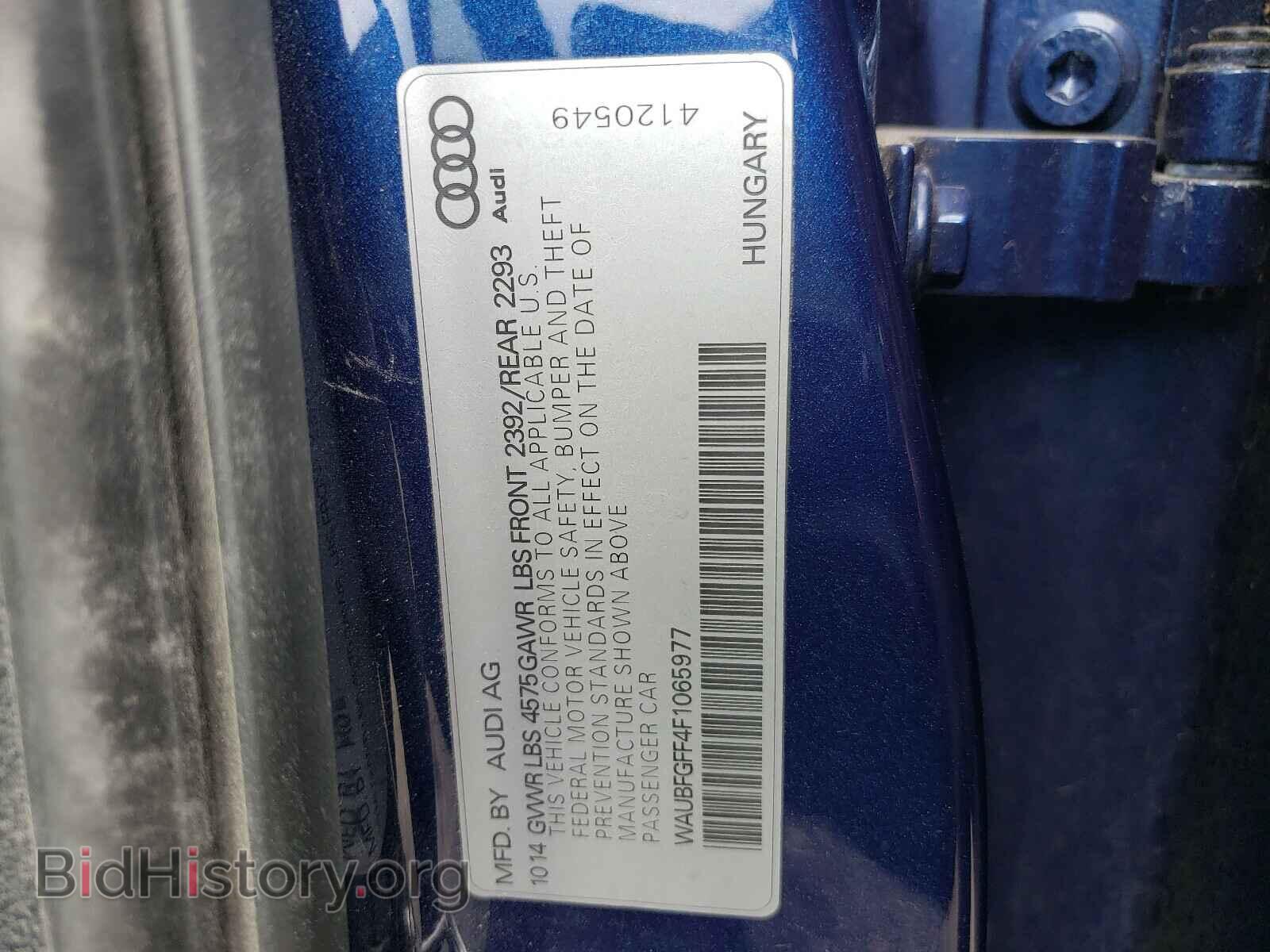 2015 AUDI A3 - VIN: WAUBFGFF4F1065977 - Фото 10