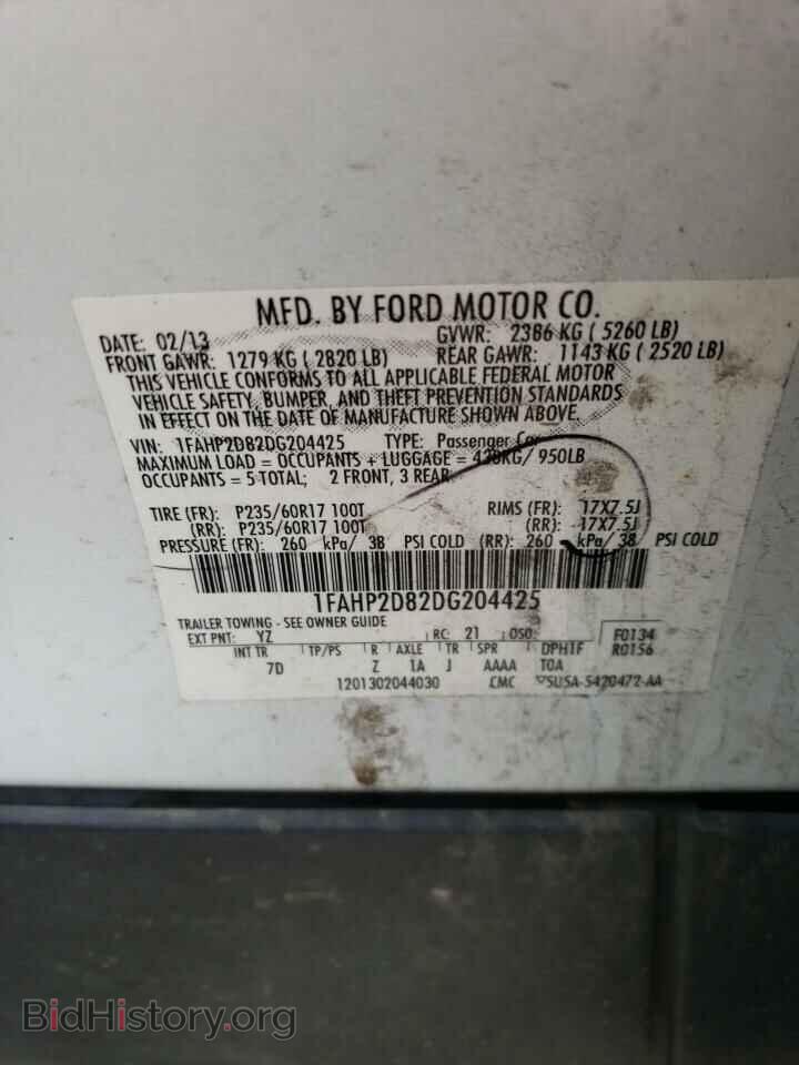 2013 FORD TAURUS - VIN: 1FAHP2D82DG204425 - Photo 10