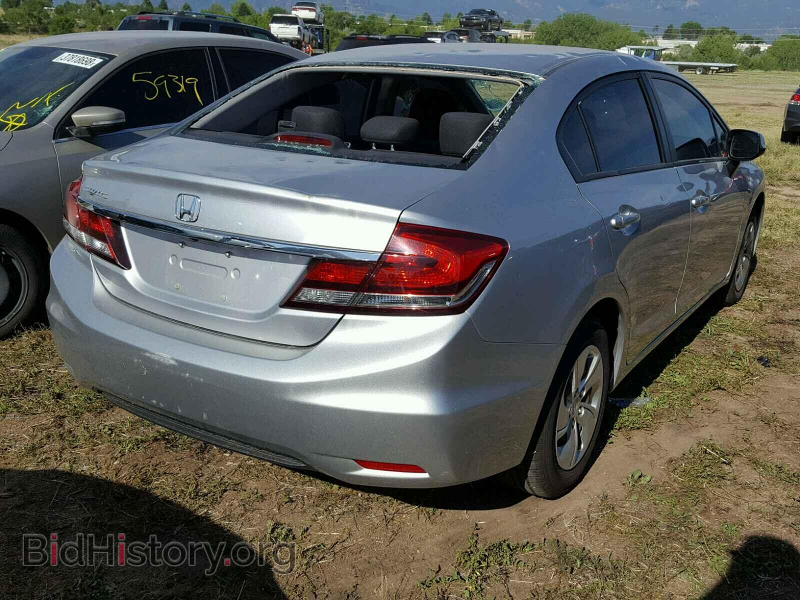 2013 HONDA CIVIC - VIN: 19XFB2F52DE046803 - Фото 4