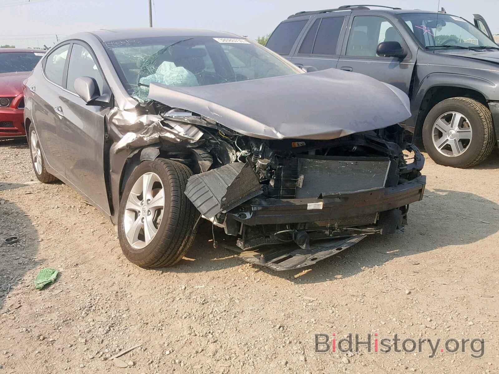 Photo 5NPDH4AE5GH723223 - HYUNDAI ELANTRA 2016