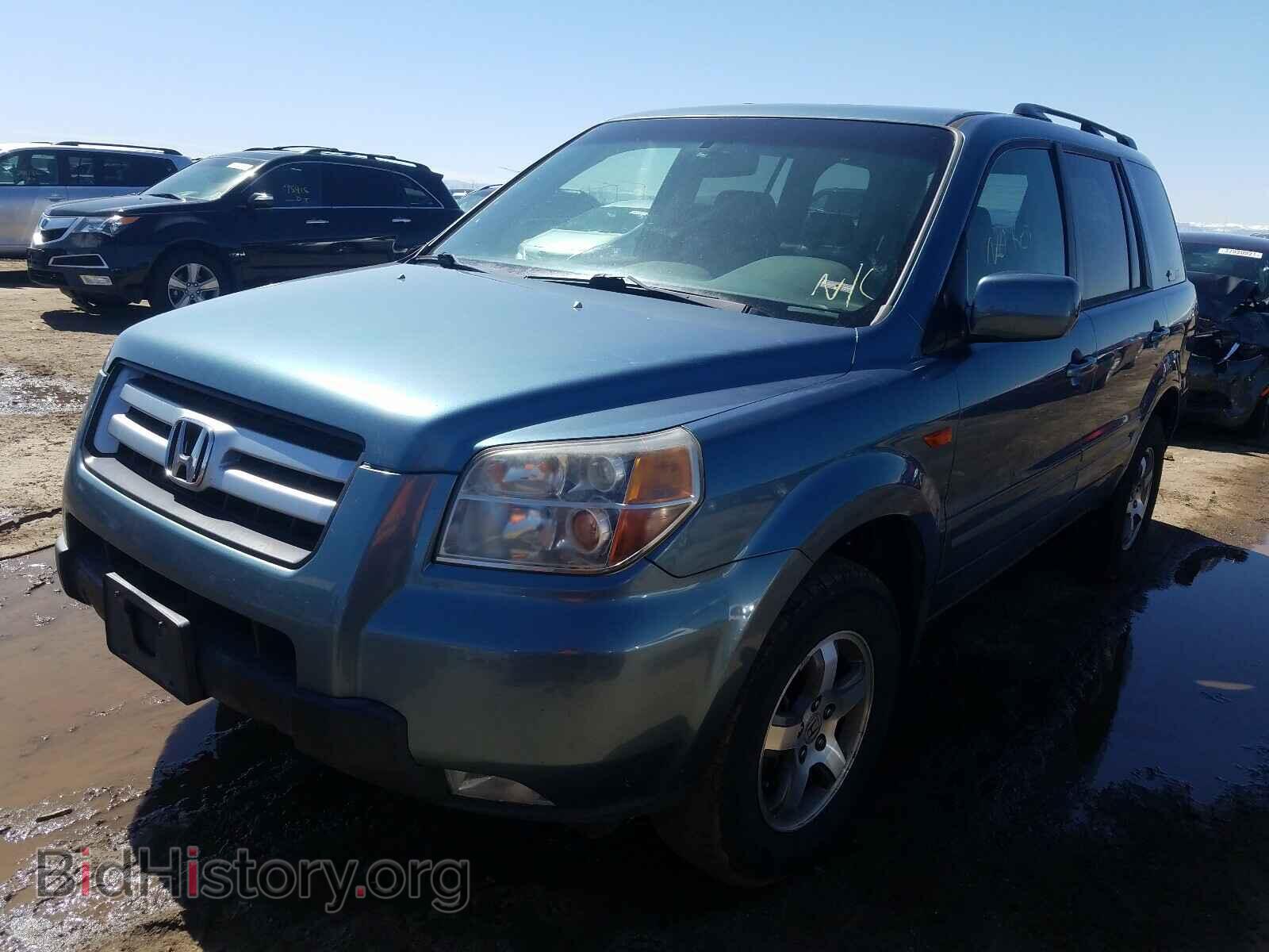2007 HONDA PILOT - VIN: 5FNYF28507B014618 - Фото 2