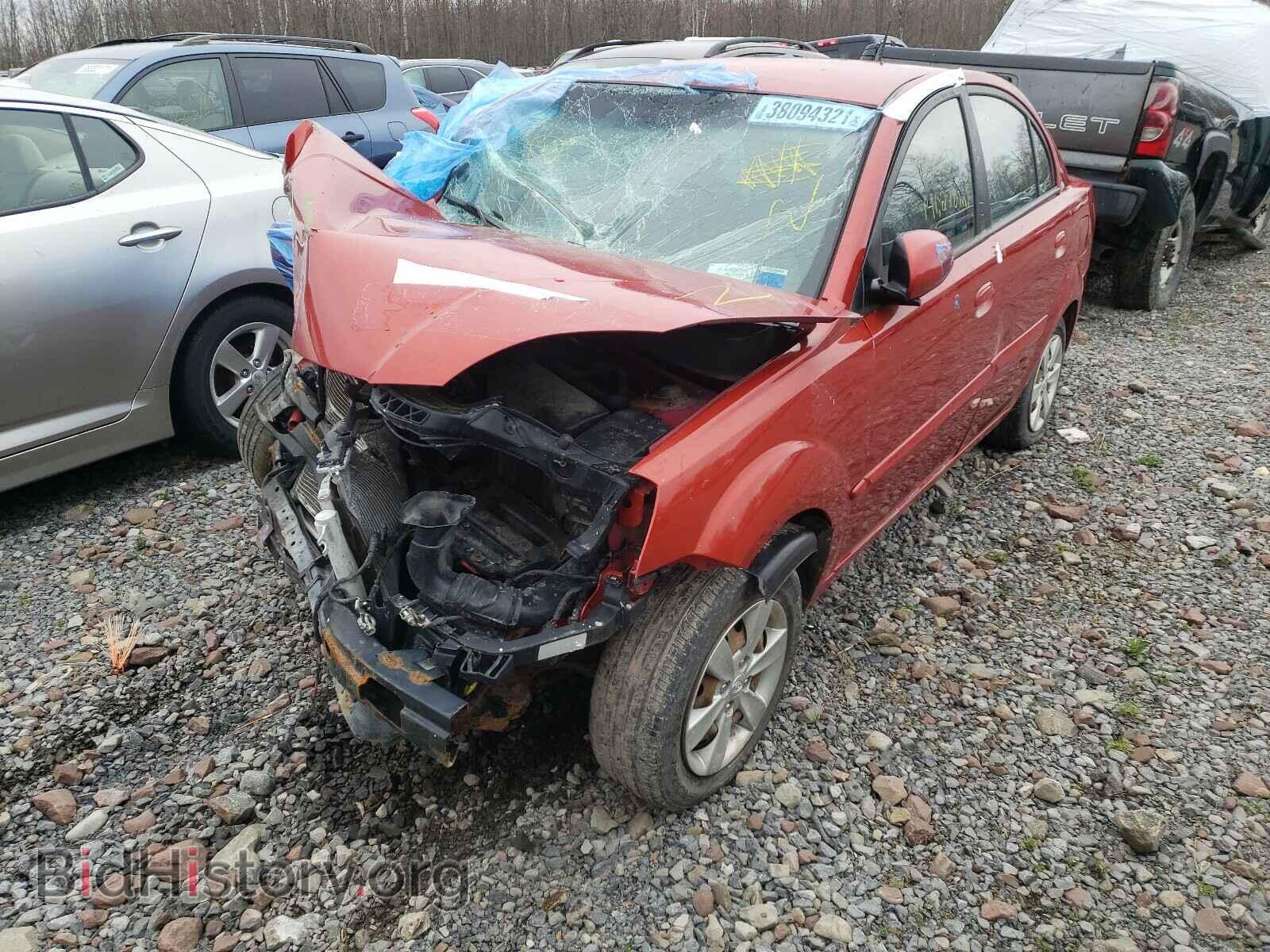 2010 KIA RIO - VIN: KNADH4A32A6605207 - Фото 2