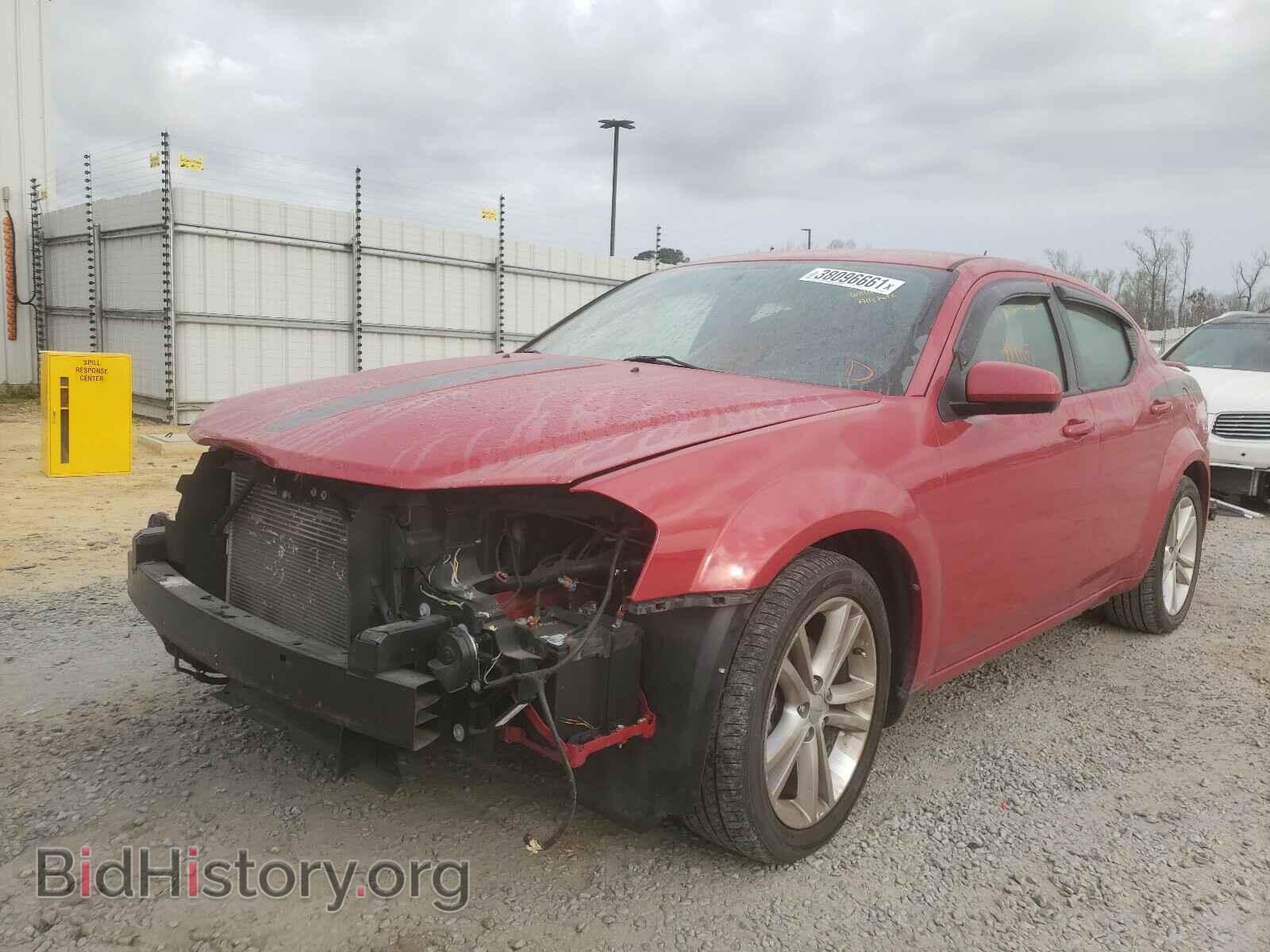 2013 DODGE AVENGER - VIN: 1C3CDZCG4DN768298 - Фото 2