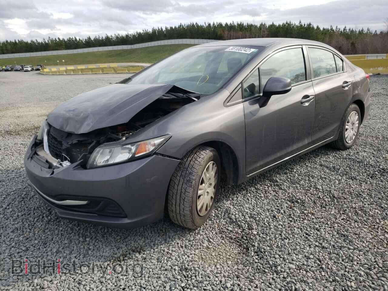 2013 HONDA CIVIC - VIN: 2HGFB2F57DH596908 - Фото 2