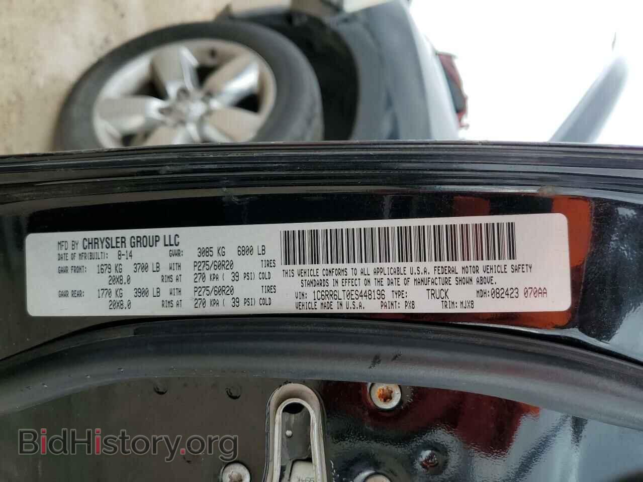 2014 RAM 1500 - VIN: 1C6RR6LT0ES448196 - Фото 12
