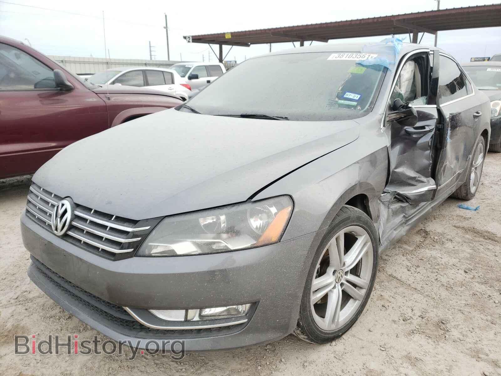 2013 VOLKSWAGEN PASSAT - VIN: 1VWCN7A30DC108605 - Фото 2
