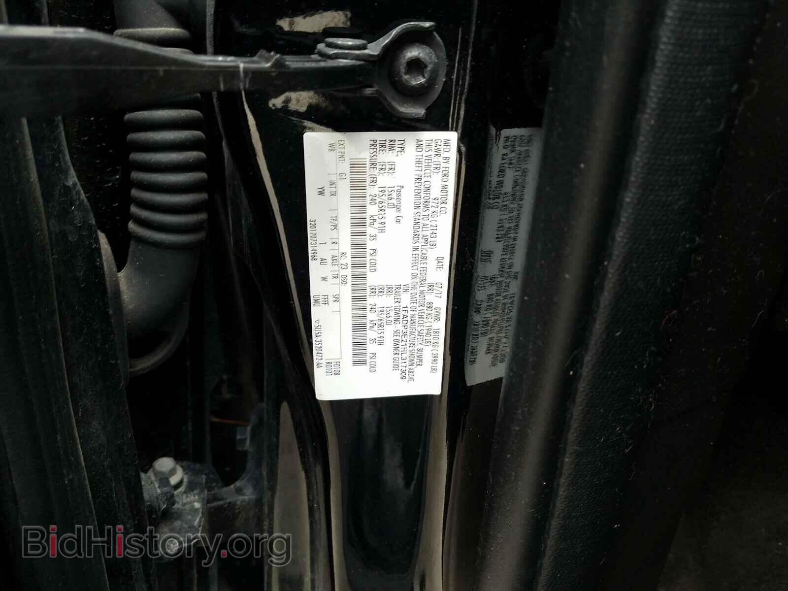 2017 FORD FOCUS - VIN: 1FADP3E21HL317309 - Photo 10