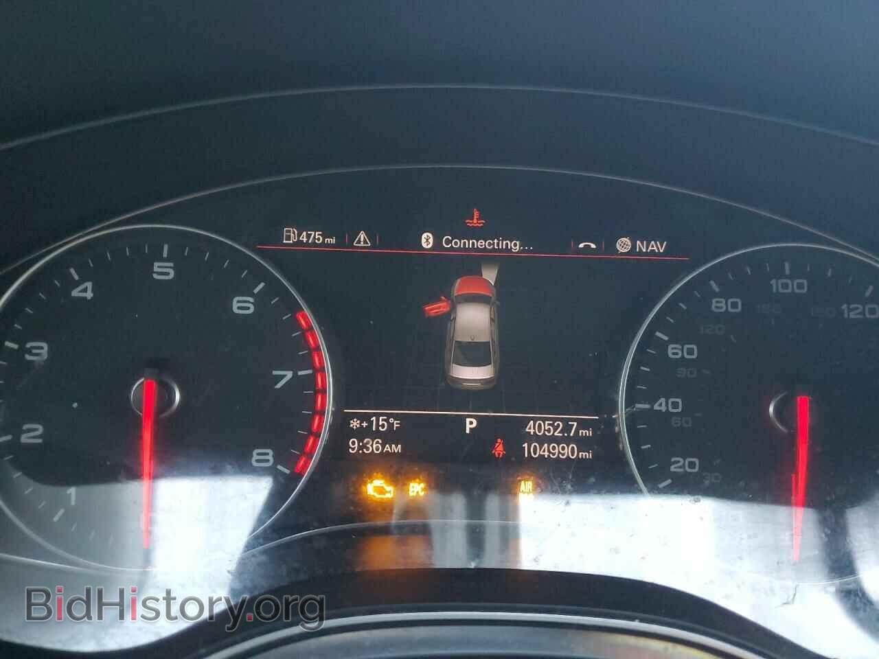 2012 AUDI A6 - VIN: WAUGGAFC3CN062868 - Фото 9