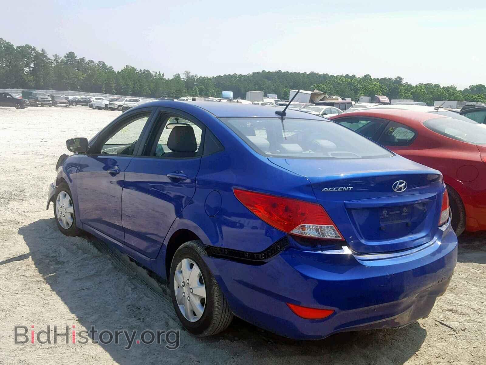 2014 HYUNDAI ACCENT - VIN: KMHCT4AEXEU638399 - Фото 3