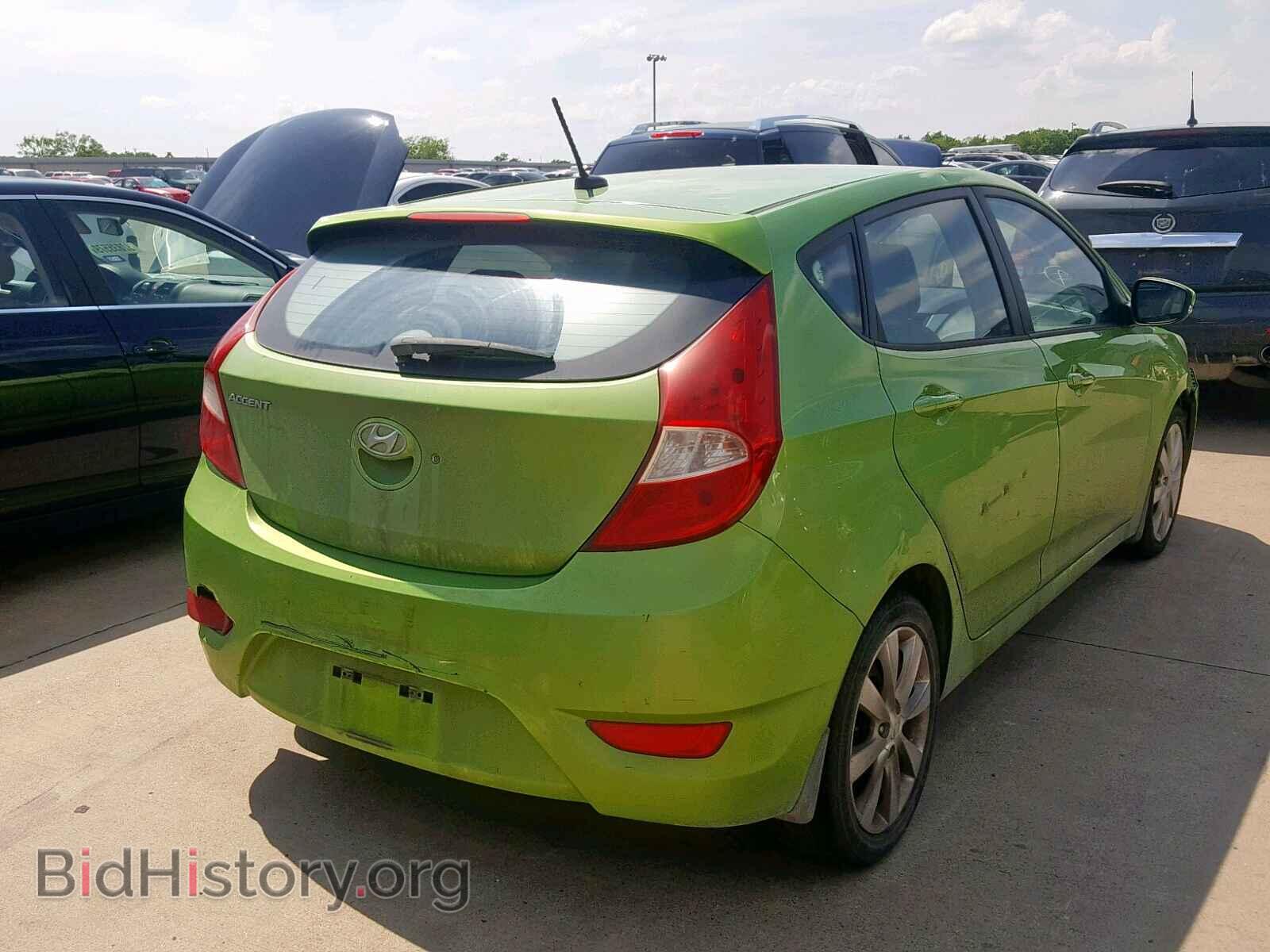 2013 HYUNDAI ACCENT - VIN: KMHCU5AE1DU077561 - Фото 4