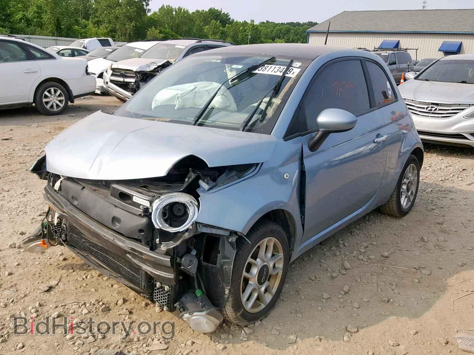 2013 FIAT 500 - VIN: 3C3CFFAR3DT532979 - Фото 2