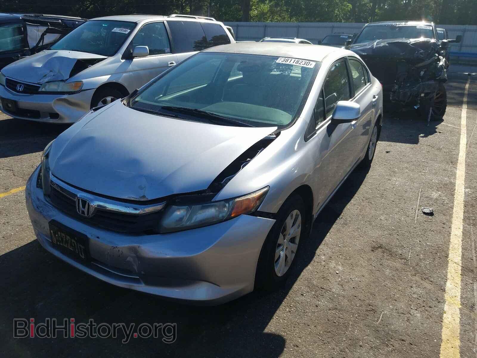 2012 HONDA CIVIC - VIN: 2HGFB2F56CH318080 - Фото 2