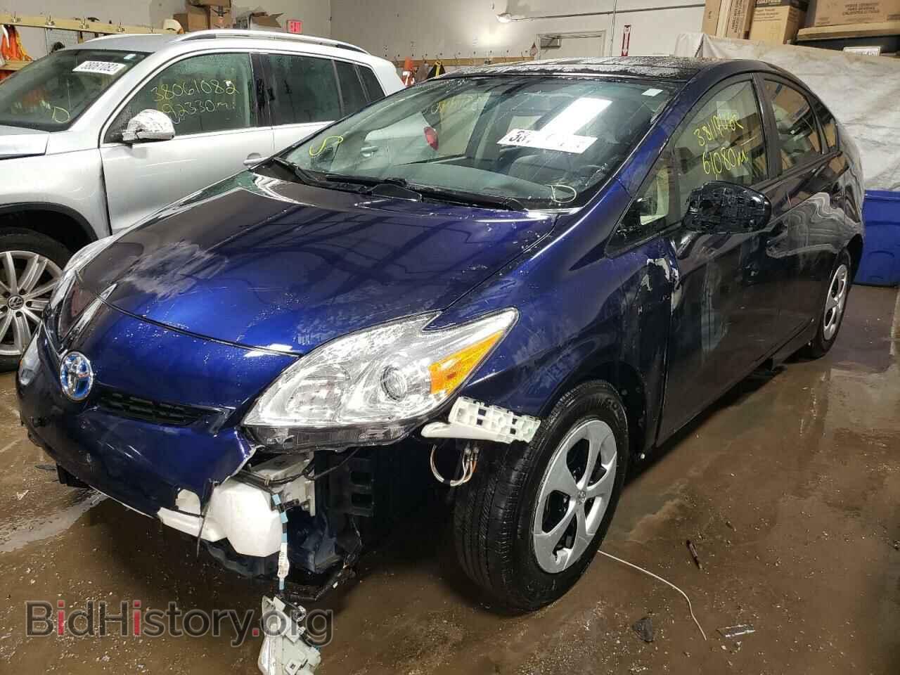 2014 TOYOTA PRIUS - VIN: JTDKN3DU8E1836097 - Фото 2