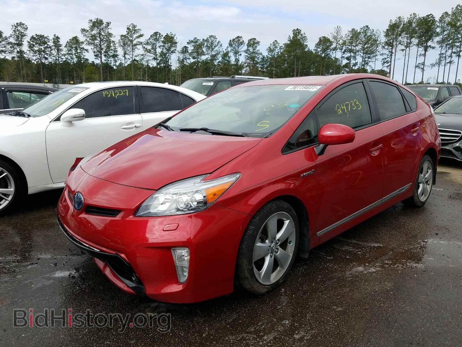 2012 TOYOTA PRIUS - VIN: JTDKN3DU2C5409276 - Фото 2