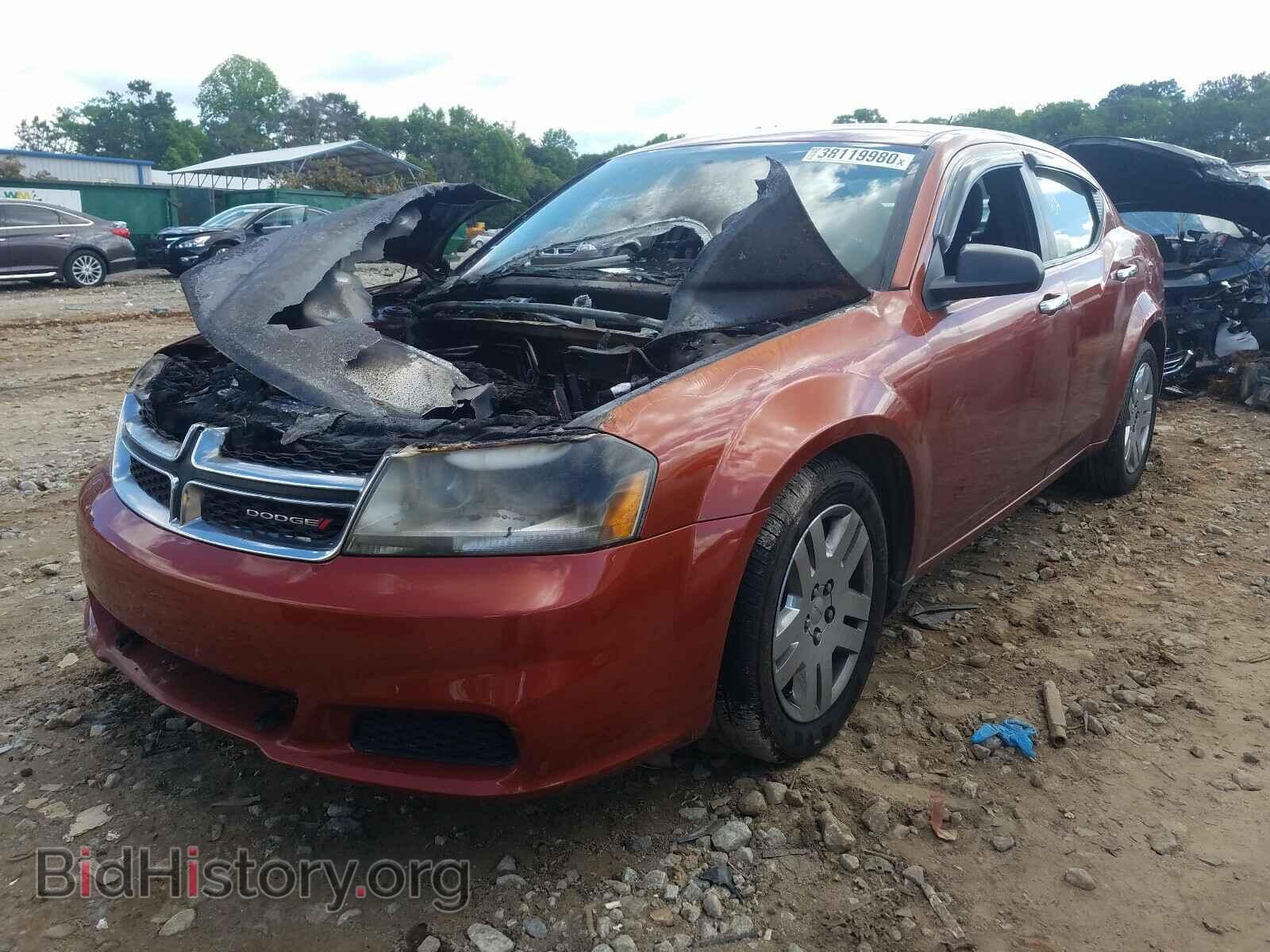 2012 DODGE AVENGER - VIN: 1C3CDZAB2CN252799 - Фото 2