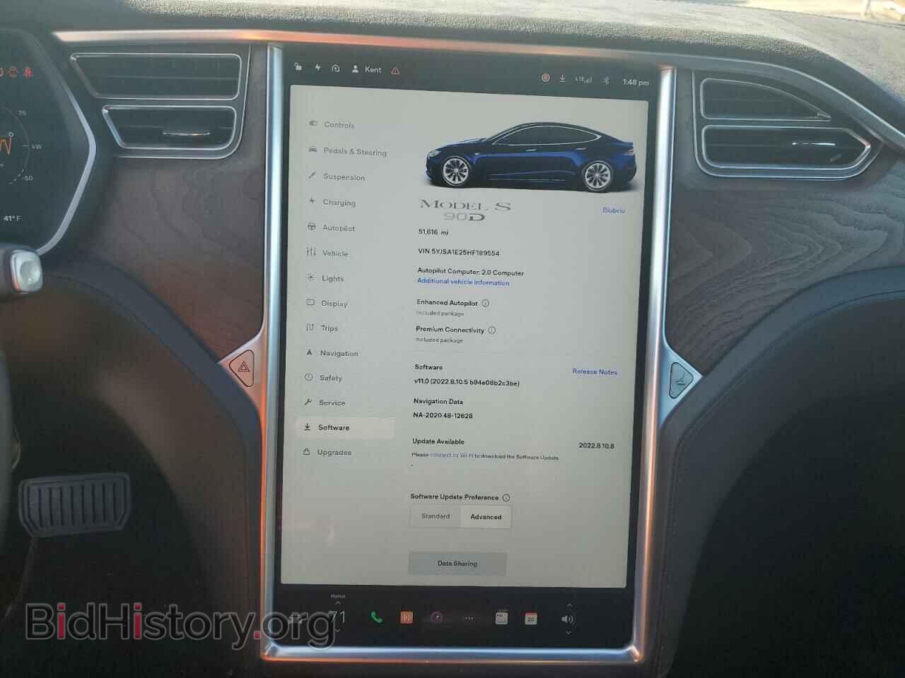 2017 TESLA MODEL S - VIN: 5YJSA1E25HF189554 - Photo 9
