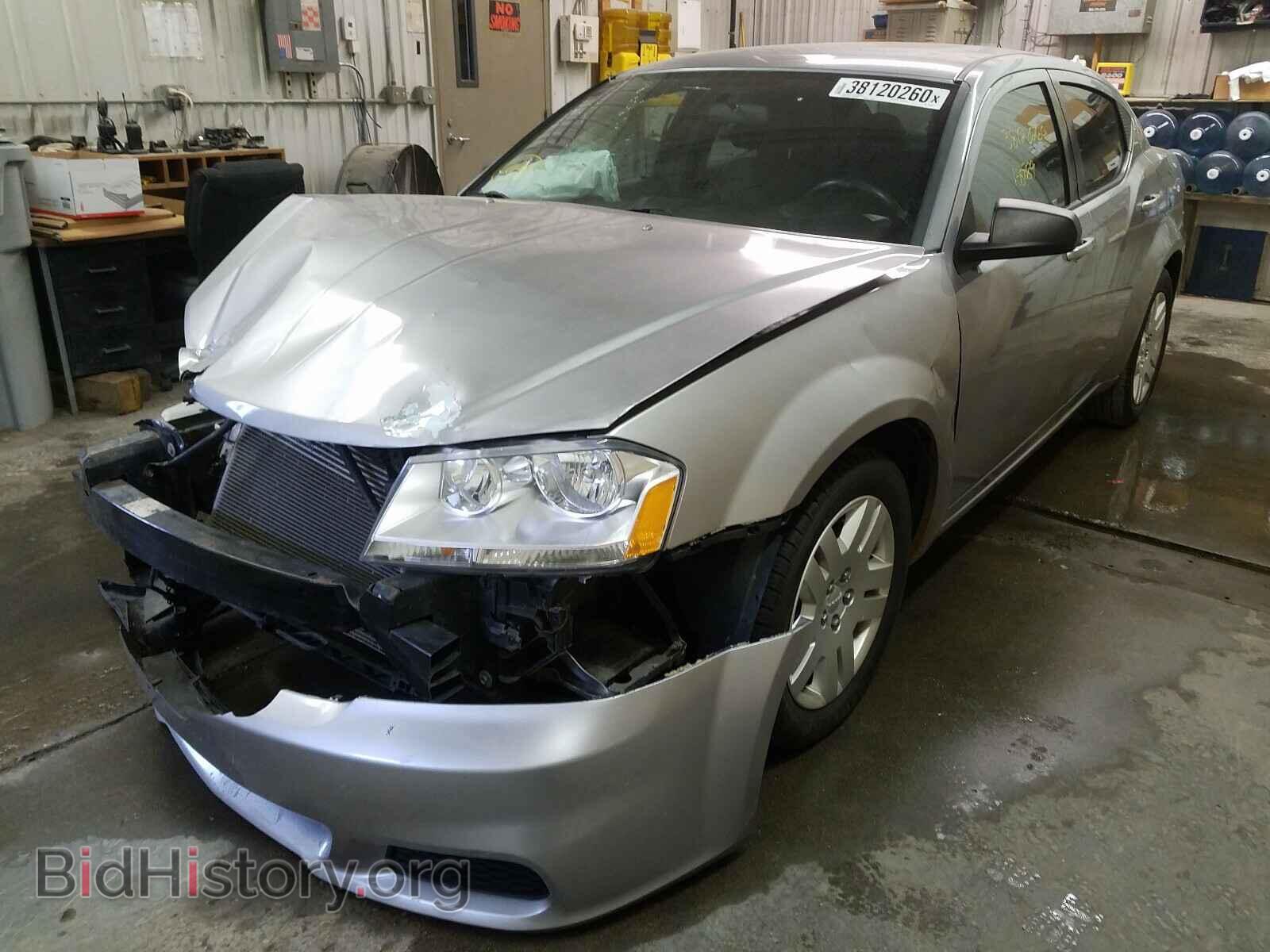 2014 DODGE AVENGER - VIN: 1C3CDZAB7EN106899 - Фото 2